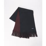 ネイビーブルー | 【抗菌防臭】リバーシブルマフラー | ikka