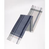 ウールパネルヘリンボーンマフラー | ikka  | 詳細画像9 