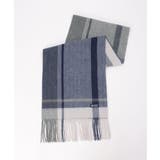 ウールパネルヘリンボーンマフラー | ikka  | 詳細画像4 