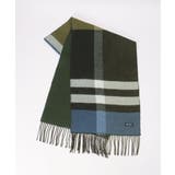 グリーン | 【抗菌防臭】リバーシブルチェックマフラー | ikka 