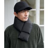 ブラック | 中綿マフラー | ikka 