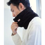 ブラック | 【WEB限定】Coleman ボアネックウォーマー | ikka 