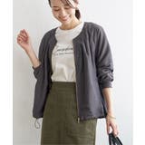 【雑誌InRed web10月号掲載】ライトブルゾン | ikka | 詳細画像19