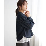 【親子コーデ】メッシュデニムブルゾン | ikka  | 詳細画像7 
