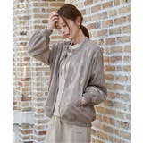 【雑誌InRed11月号掲載】フェイクスエードブルゾン | ikka  | 詳細画像8 