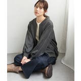 チャコール | 【雑誌InRed11月号掲載】フェイクスエードブルゾン | ikka 