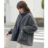 キルトファーリバーシブルブルゾン | ikka | 詳細画像26