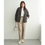 ミドル丈リブブルゾン | ikka  | 詳細画像20 