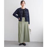 ストレッチデニムノーカラーシャウター【親子コーデ】 | ikka  | 詳細画像14 