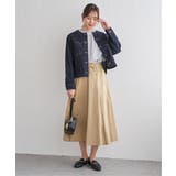 ストレッチデニムノーカラーシャウター【親子コーデ】 | ikka  | 詳細画像18 