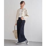 ストレッチデニムノーカラーシャウター【親子コーデ】 | ikka  | 詳細画像23 