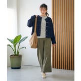 ストレッチデニムノーカラーシャウター【親子コーデ】 | ikka  | 詳細画像6 