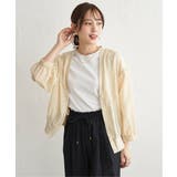 シアー9分袖カーデブルゾン | ikka | 詳細画像11