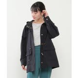 ネイビー | 撥水花粉リリースフードジャケット | ikka
