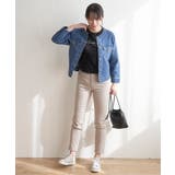 ストレッチノーカラーデニムGジャン | ikka  | 詳細画像10 