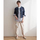 ストレッチノーカラーデニムGジャン | ikka  | 詳細画像13 