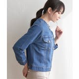 ストレッチノーカラーデニムGジャン | ikka  | 詳細画像14 