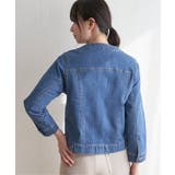 ストレッチノーカラーデニムGジャン | ikka  | 詳細画像15 