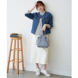 ストレッチノーカラーデニムGジャン | ikka  | 詳細画像6 