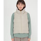 細コールフェイクダウンベスト | ikka  | 詳細画像4 