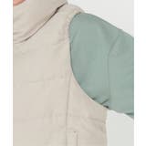 細コールフェイクダウンベスト | ikka  | 詳細画像5 