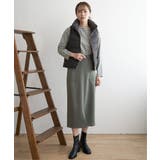 細コールボリューム襟ベスト | ikka  | 詳細画像2 