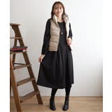 細コールボリューム襟ベスト | ikka  | 詳細画像4 