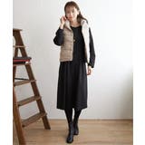 細コールボリューム襟ベスト | ikka  | 詳細画像5 