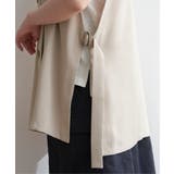 ノーカラーサイドスリットジレ | ikka | 詳細画像24