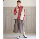 細コールボリューム襟ベスト | ikka  | 詳細画像4 