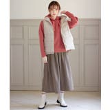 細コールボリューム襟ベスト | ikka  | 詳細画像5 