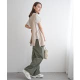 ノーカラーサイドスリットジレ | ikka | 詳細画像11