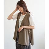 ドライタッチサイドスリットジレ | ikka | 詳細画像8