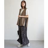 ドライタッチサイドスリットジレ | ikka | 詳細画像10