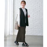 ドライタッチサイドスリットジレ | ikka | 詳細画像14