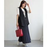 ドライタッチサイドスリットジレ | ikka | 詳細画像21