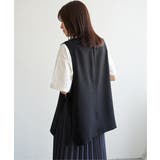 ドライタッチサイドスリットジレ | ikka | 詳細画像24