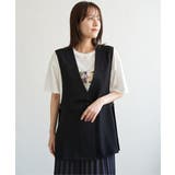 ドライタッチサイドスリットジレ | ikka | 詳細画像25