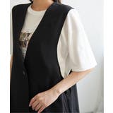 ドライタッチサイドスリットジレ | ikka | 詳細画像26