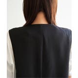 ドライタッチサイドスリットジレ | ikka | 詳細画像29