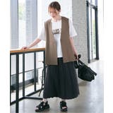 ドライタッチサイドスリットジレ | ikka | 詳細画像6