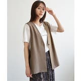 ドライタッチサイドスリットジレ | ikka | 詳細画像7