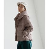 細コールボリューム襟ダウンジャケット | ikka  | 詳細画像1 