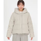 細コールボリューム襟ダウンジャケット | ikka  | 詳細画像4 