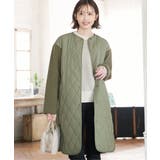 【親子コーデ】切り替えキルティング軽量コート | ikka  | 詳細画像22 