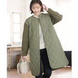 【親子コーデ】切り替えキルティング軽量コート | ikka  | 詳細画像3 