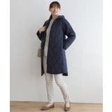 撥水キルティングフードコート | ikka  | 詳細画像8 