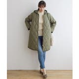 撥水キルティングフードコート | ikka  | 詳細画像10 