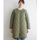 撥水キルティングフードコート | ikka  | 詳細画像23 