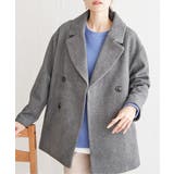 ウールライクストレッチテーラーコート | ikka  | 詳細画像10 